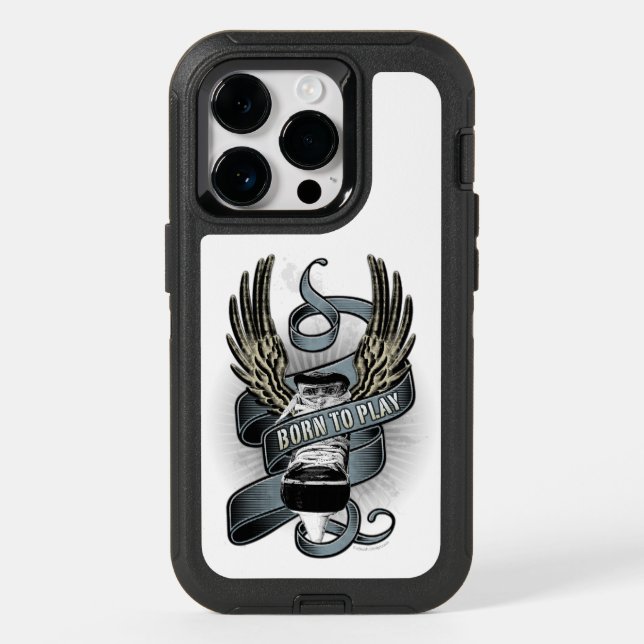 Born To Play Hockey II OtterBox iPhone Case (Back)
