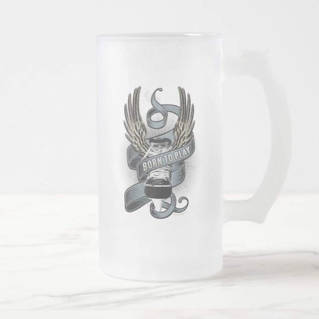 Born To Play II frosted mug (Right)