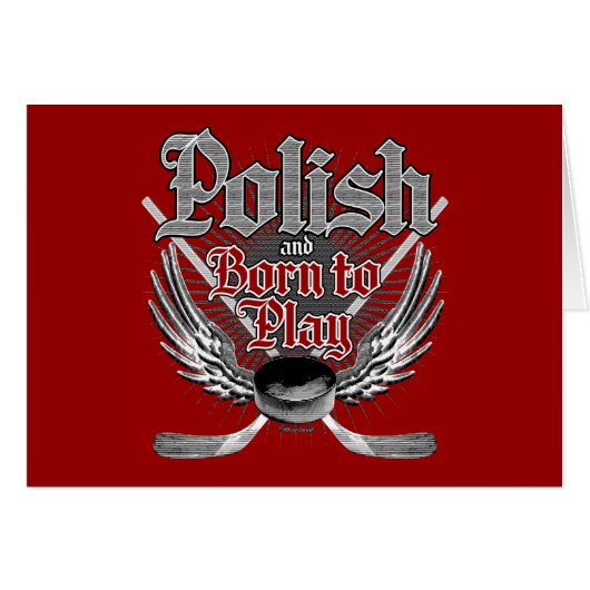 Born To Play (Polish) Cards (Front Horizontal)