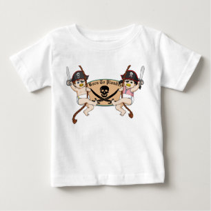 Born To Plunder - Baby Pirates Swinging Baby T-Shirt