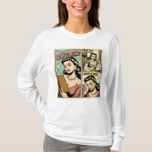 Born To Read Bookish Shirt | Comic Book Retro Tee