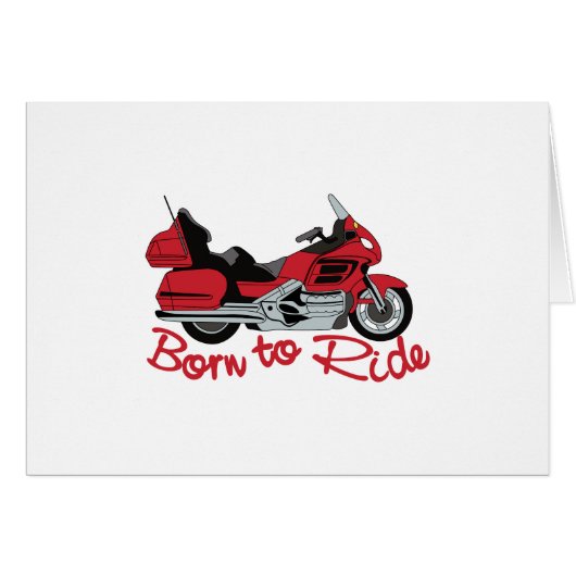 Born To Ride Cards (Front Horizontal)