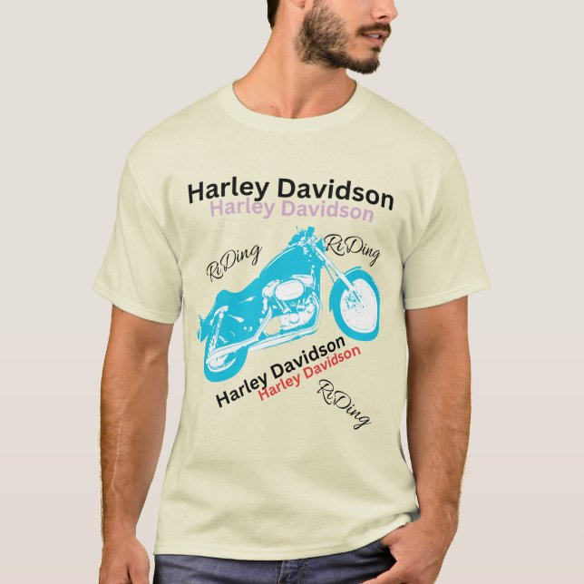 Born to Ride – Harley davidson Lover,Birthday  T-Shirt (Front)