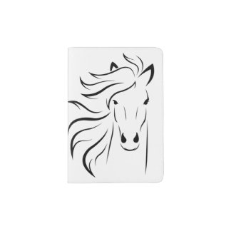 Born to ride large  passport holder