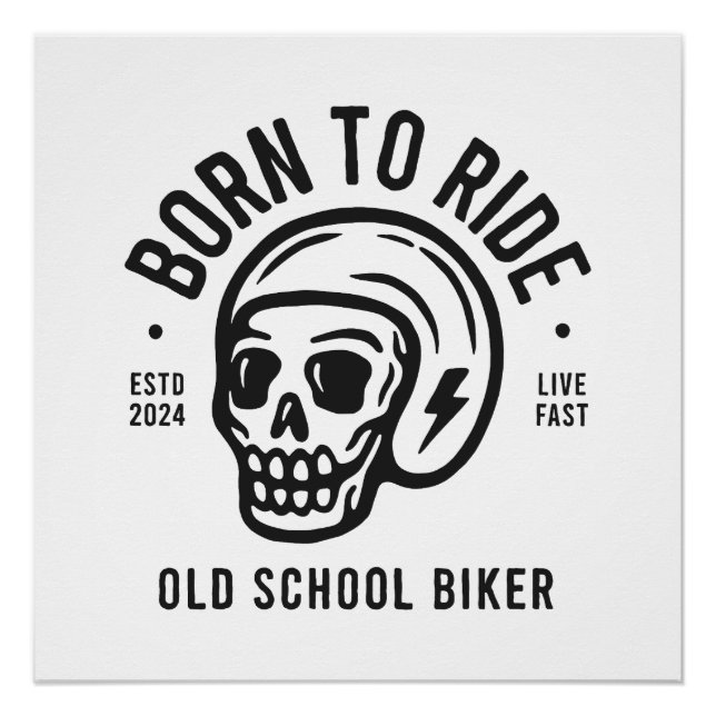 Born to Ride Poster (Front)