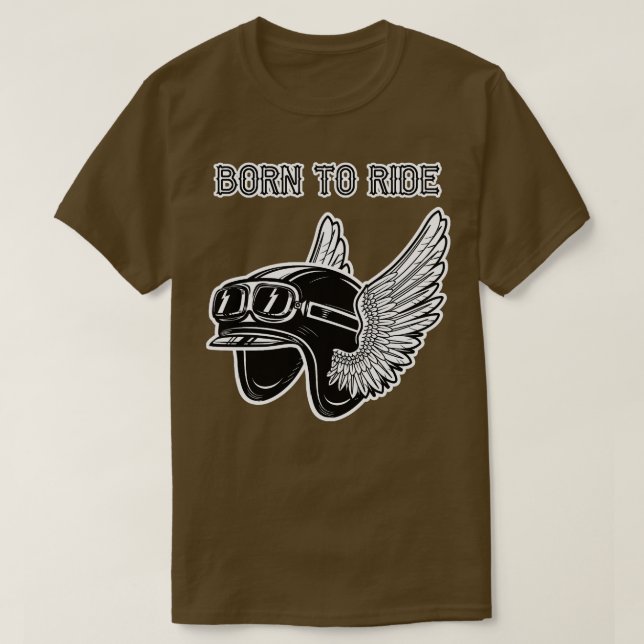 Born to Ride T-Shirt (Design Front)