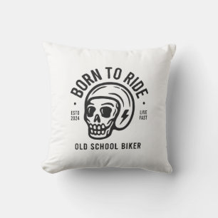Born to Ride Throw Pillow