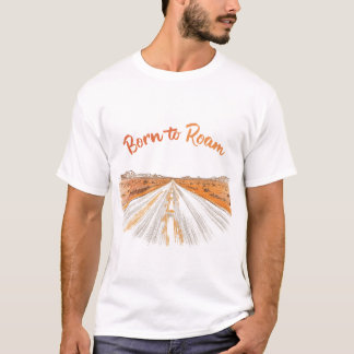 Born to Roam 🛣️ | Vintage Road Trip T-Shirt