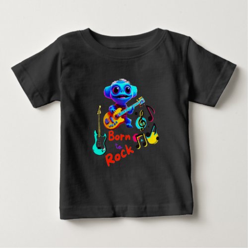 Born to Rock Baby Baby T_Shirt