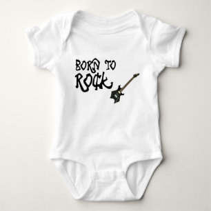 Born To Rock Baby Bodysuit