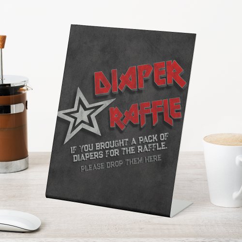 Born to Rock _ Diaper Raffle Sign