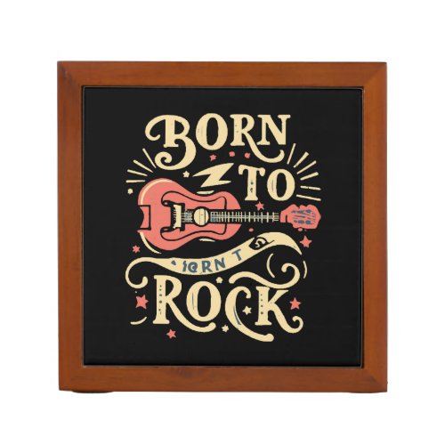 Born to Rock Electric Guitar Desk Organizer