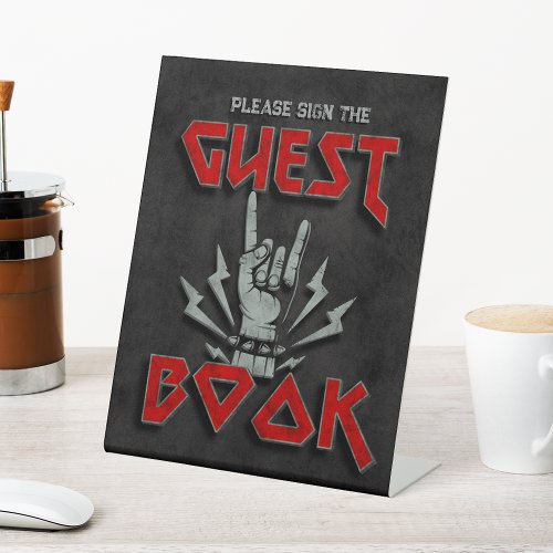 Born to Rock _ Guest Book Sign