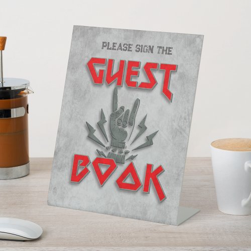 Born to Rock _ Guest Book Sign