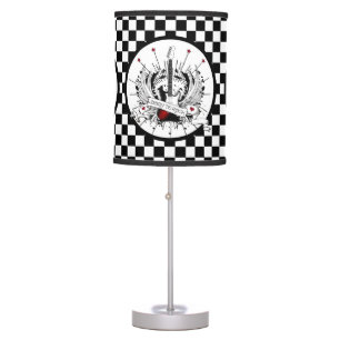 Born to Rock & Roll Guitar Rocker Metal Musician Table Lamp