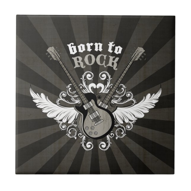 Born to Rock Vintage Guitars - tile (Front)