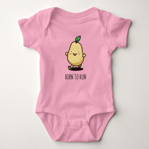 Born to run baby bodysuit