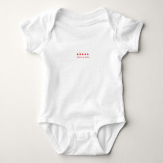 Born to Shine – Starry Baby Bodysuit" Baby Bodysuit