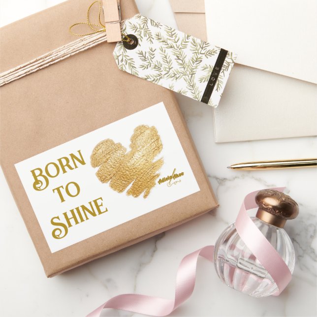 Born to Shine Sticker by Poet Adiela Akoo (Gifting)