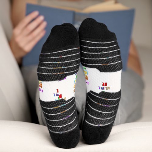 Born To Shine With All We Have 2 Spectrum Autism Socks
