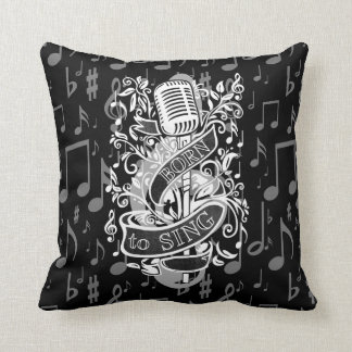 Born To Sing Throw Pillow 2