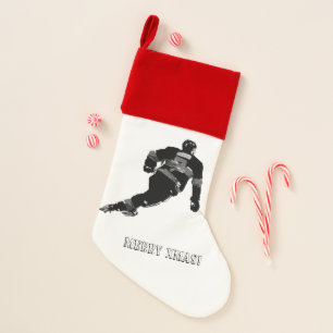 Born to Skate - Hockey Player Christmas Stocking