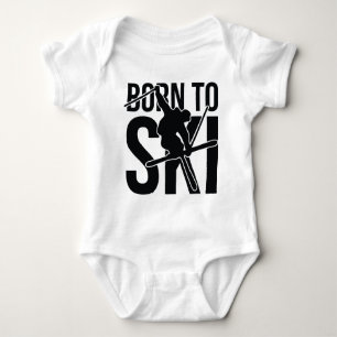 BORN TO SKI 04 FREESTYLE.png Baby Bodysuit