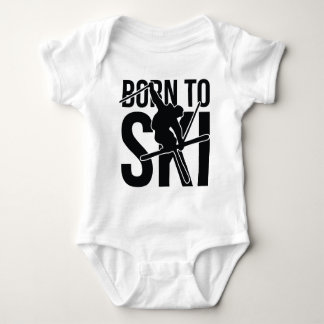 BORN TO SKI 04 FREESTYLE.png Baby Bodysuit