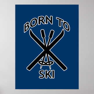 Born to Ski Poster