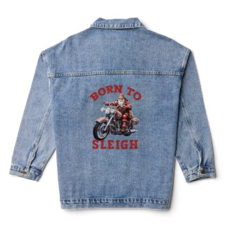 Born to Sleigh Denim Jacket