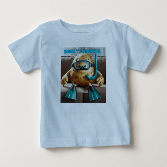 Born to snorkel youth baby T-Shirt (Front)