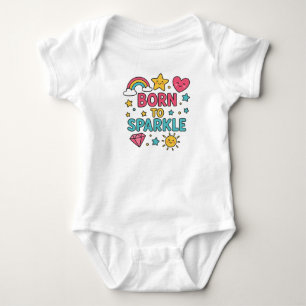 Born to Sparkle Baby Bodysuit
