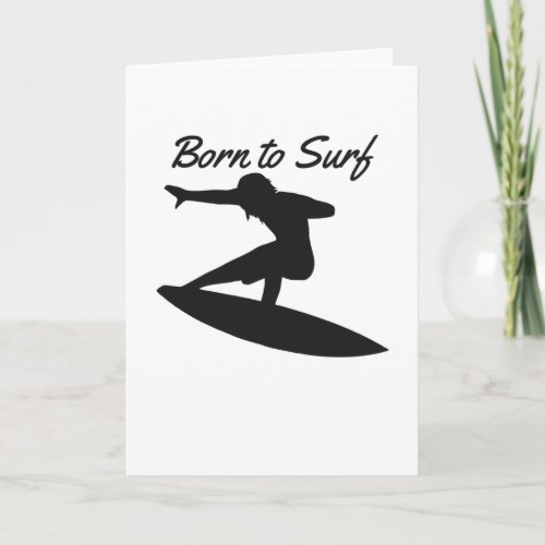 Born to Surf Card