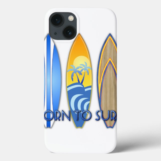 Born To Surf Case-Mate iPhone Case (Back)