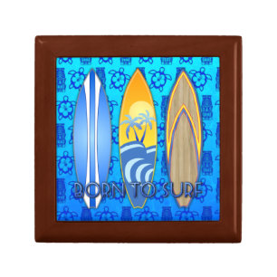 Born To Surf Keepsake Box