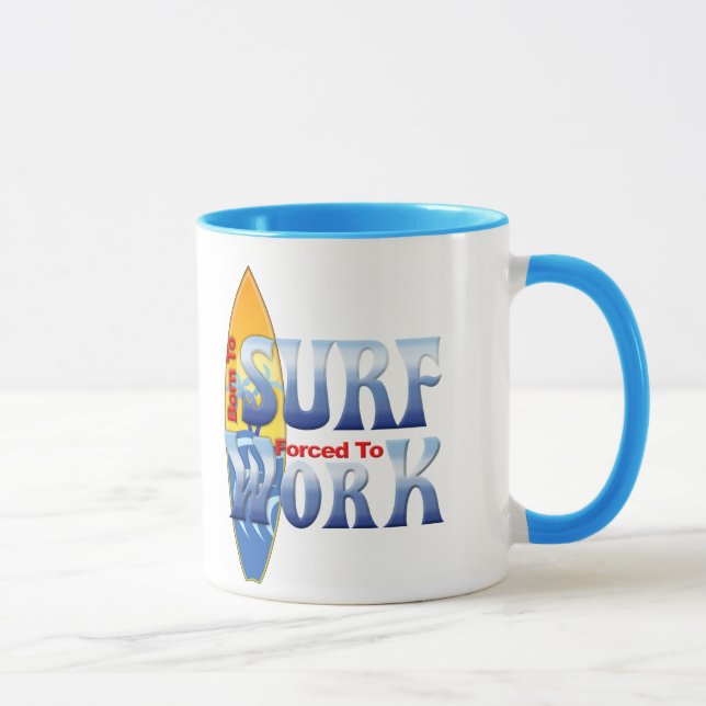 Born To Surf Mug (Right)