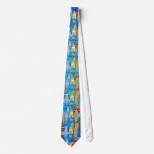 Born To Surf Neck Tie