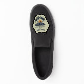 Born To Surf Palm Trees Surfboard Vintage Patch (On Shoe Tip)
