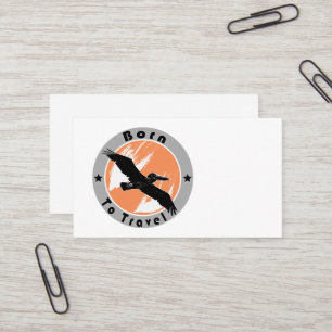 Born to travel business card