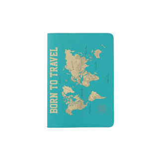 Born To Travel Passport Holder