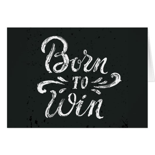 Born To Win Cards (Front Horizontal)
