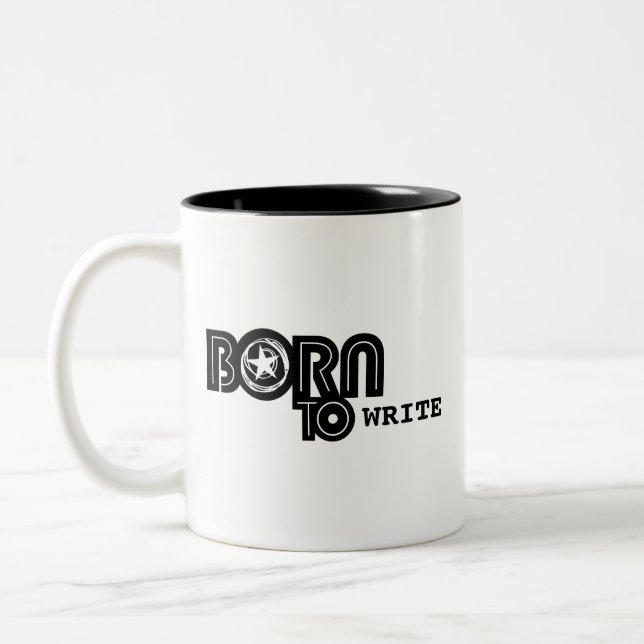 Born to Write - mug (Left)