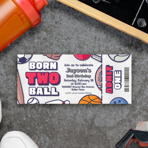 Born Two Ball - 2nd Birthday Boy Ticket