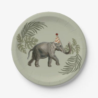 Born Two Be Wild Birthday Paper Plates