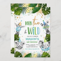 Born Two Be Wild Birthday Safari Animals Party