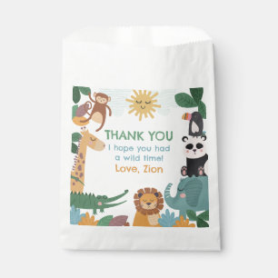 Born Two Be Wild Blue Favor Bag