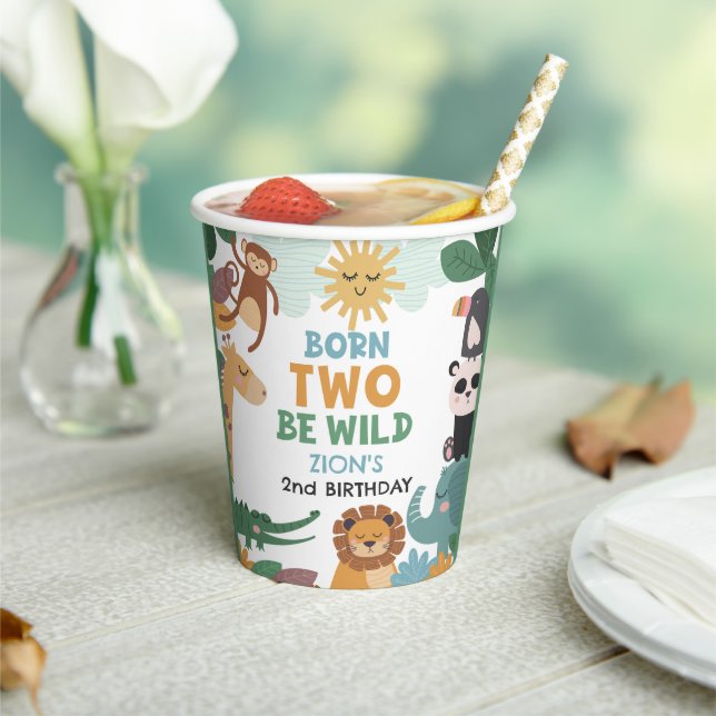 Born Two Be Wild Boy  Paper Cups (Insitu)
