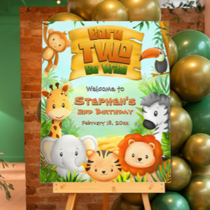 Born Two Be Wild - Safari Welcome Sign