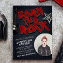 Born Two Rock - 2nd Birthday Invitation w/ Picture