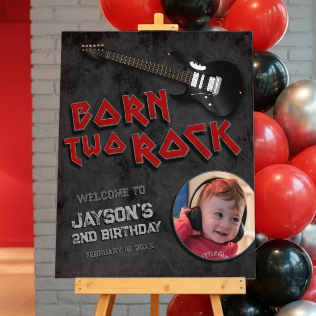 Born Two Rock Welcome Sign with Picture (Born Two Rock Welcome Sign with Picture)